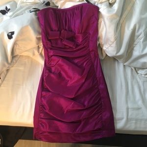Jessica McClintock Strapless Cocktail Dress